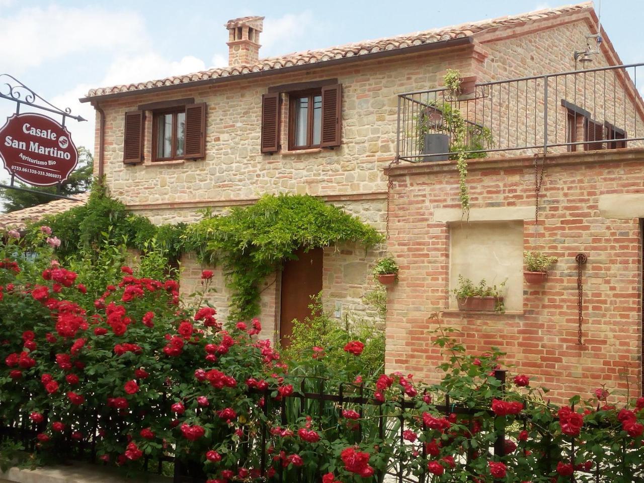 Casale San Martino Agriturismo Bio Sant'Angelo in Pontano Bagian luar foto